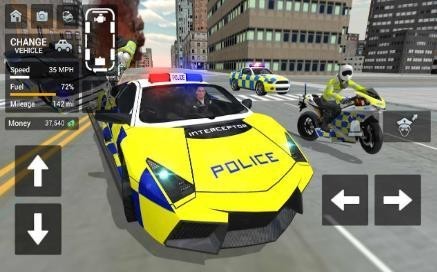 市警察驾驶汽车模拟器