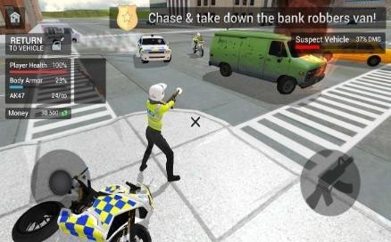 市警察驾驶汽车模拟器